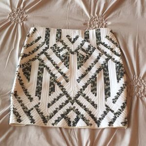 Express sequin skirt